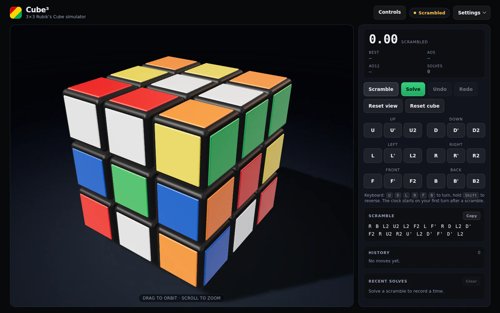 Screenshot of Cube³