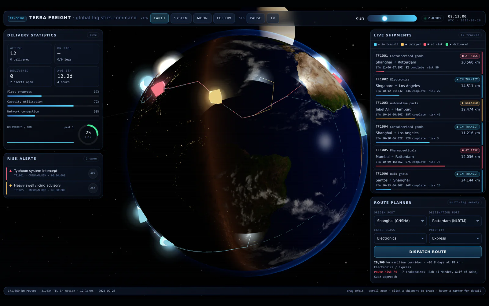 Screenshot of Terra Freight